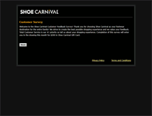 Tablet Screenshot of feedback.shoecarnival.com